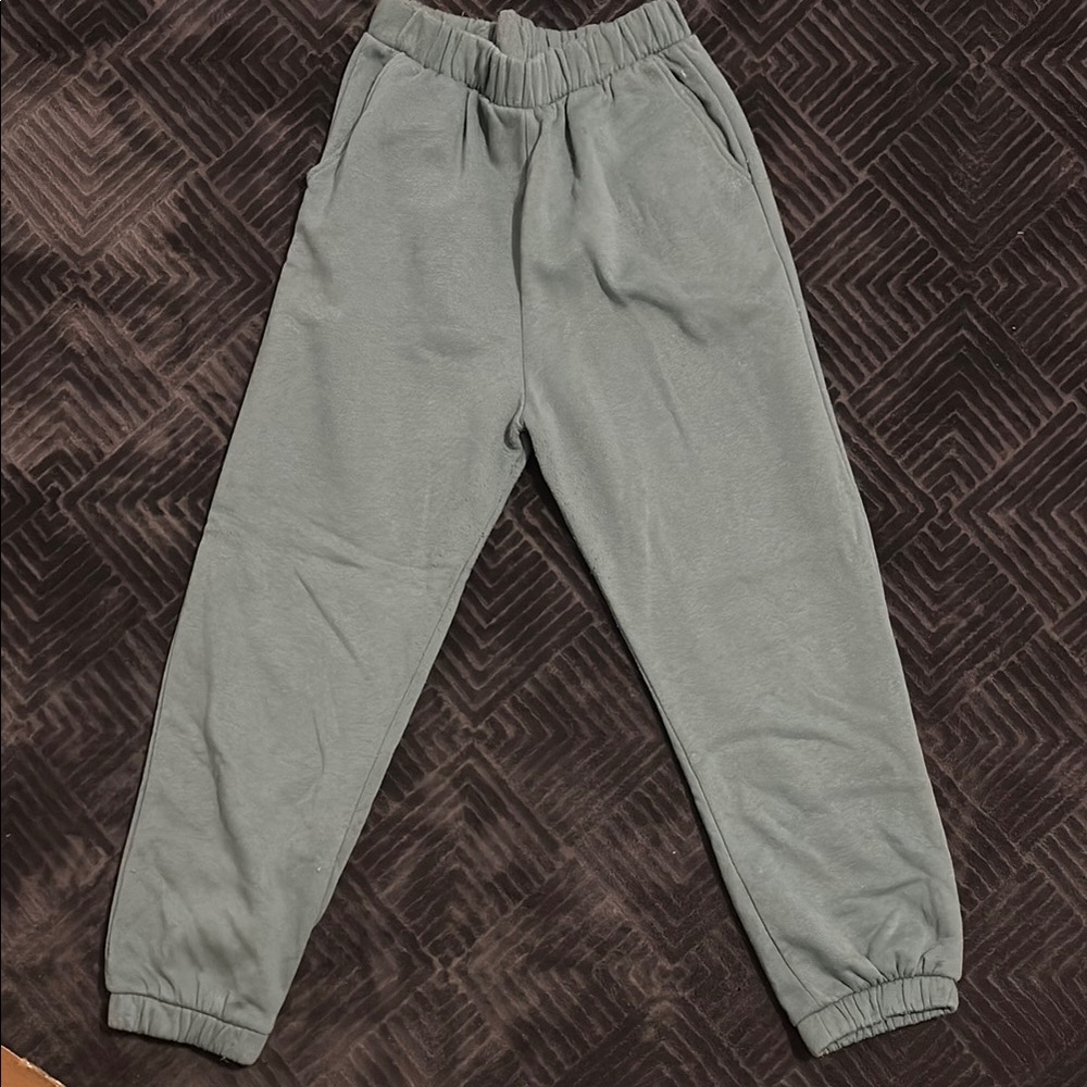 Zara Green Jogger Pants